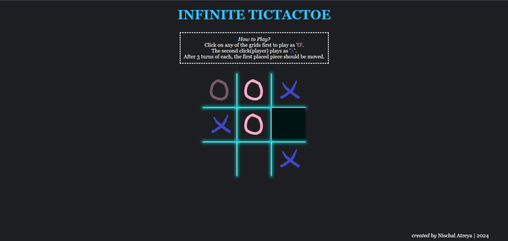 Infinite TicTacToe